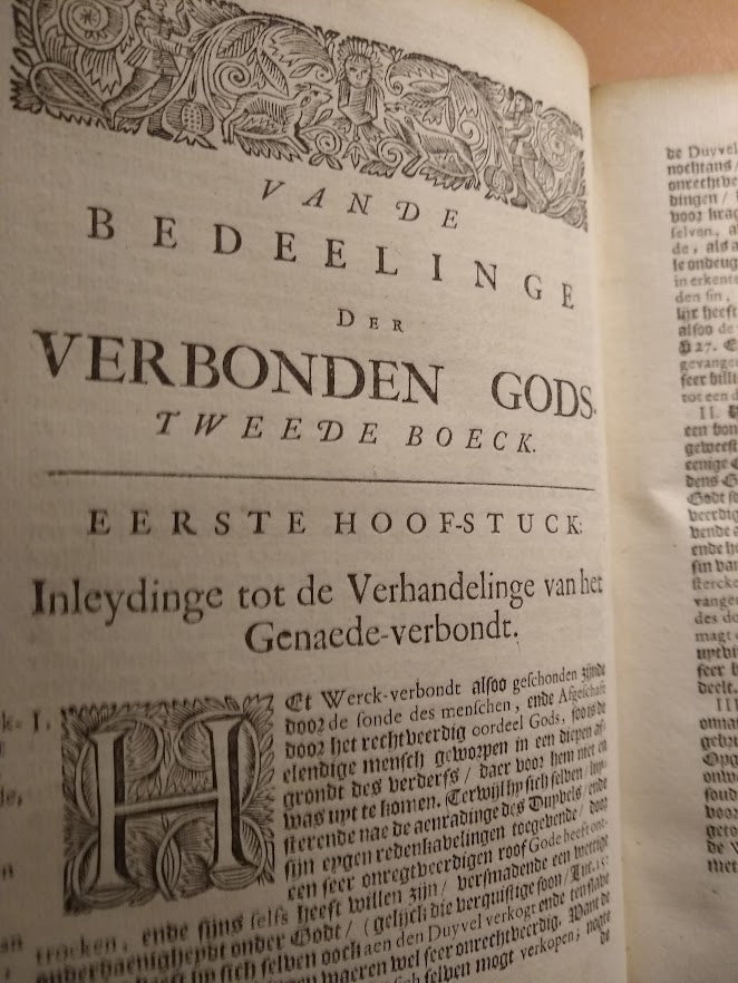 Hermannus Witz, Vier Boecken, Van de Verscheyden Bedeelinge Der Verbonden Gods Met de Menschen.  Anno 1686.