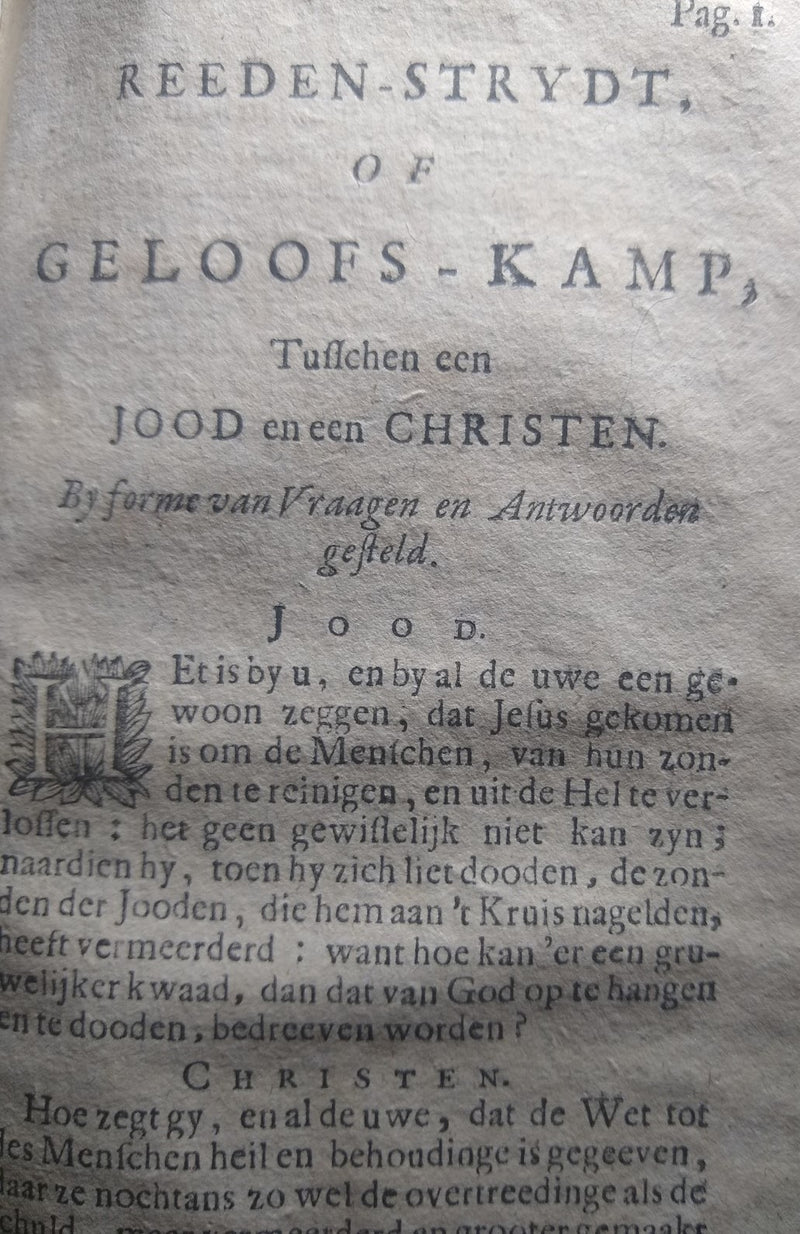 M. Joannes Buxtorf, Schoole der Jooden, Tweede editie, 1694,