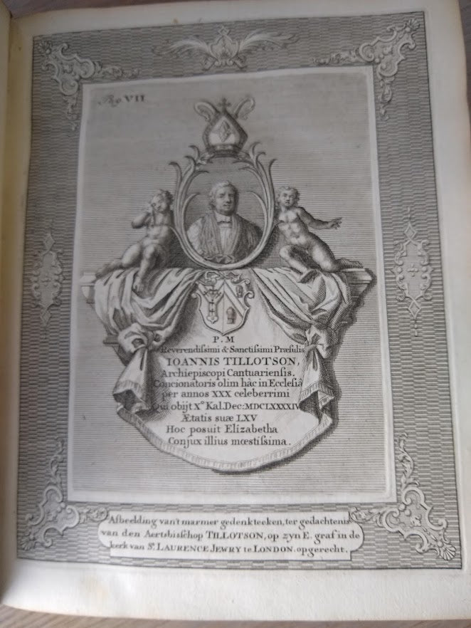 JOHANNES TILLOTSON, ALLE DE PREDIKAETSIEN - 1730