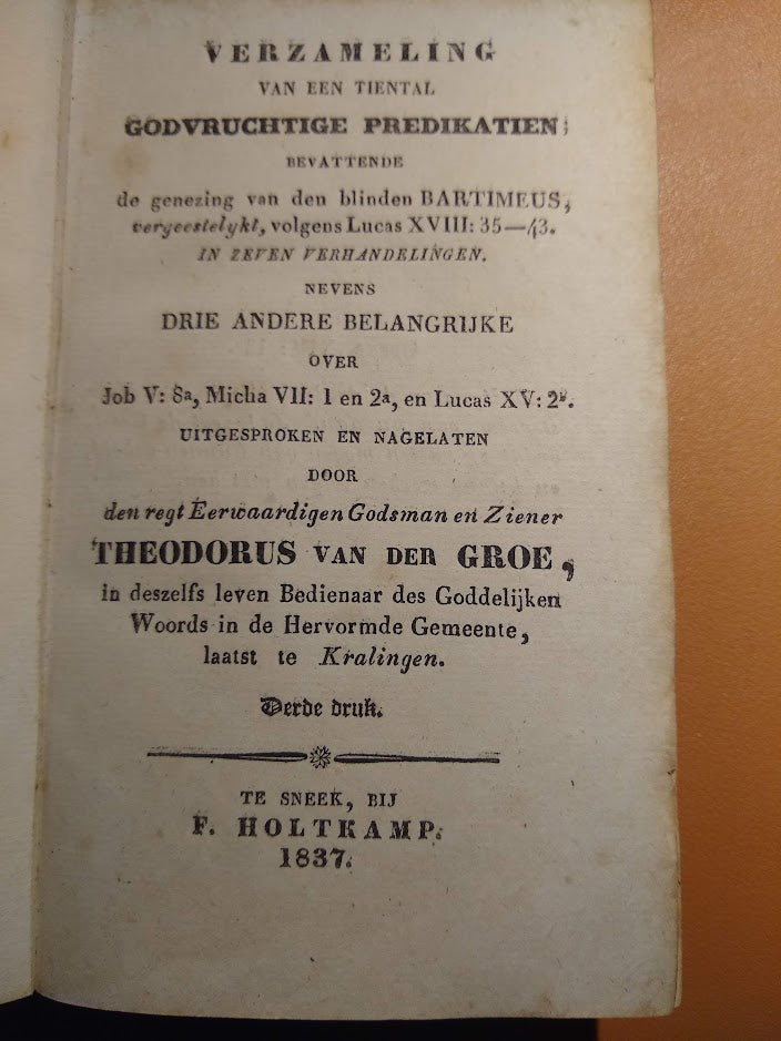 Theodorus van der Groe